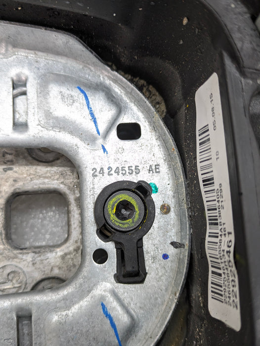 2015 Chevrolet 5th Gen Camaro 2SS Manual Flat Bottom Suede/Alcantara Steering Wheel W/Control Buttons 22925461 *DAMAGED*