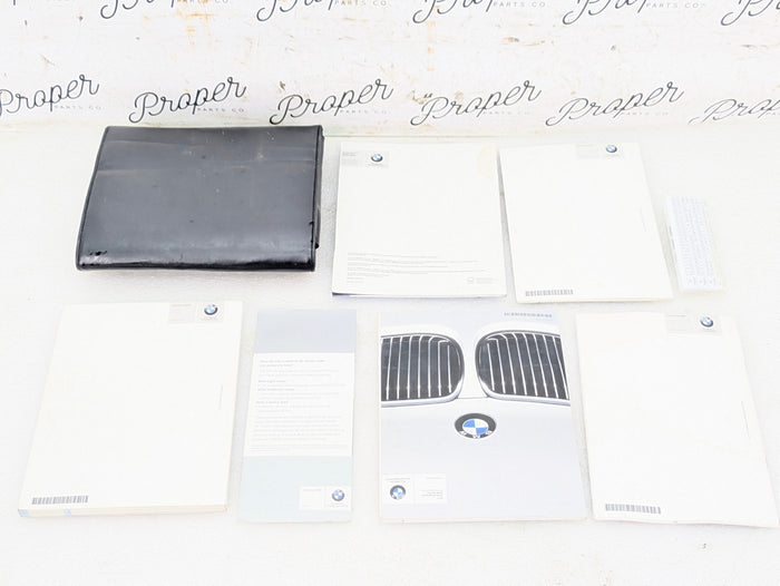 BMW E90 335xi 335i LCI Owners Manual Books & Leather Booklet Case 2606926