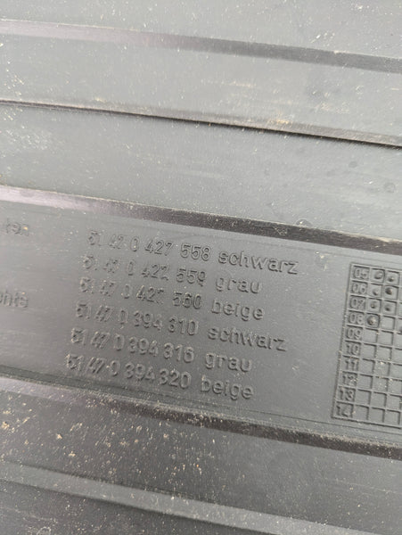 BMW E90 E91 325xi 335xi 330xi 328xi  AWD Rubber/Winter Floor Mat Floor Liner Set 51470427557/51470427558