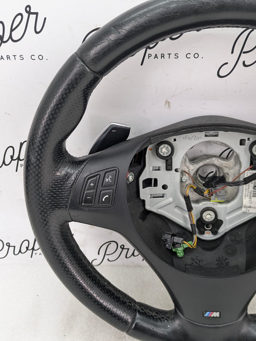 BMW E90 E91 E92 E93 335i 335iS M Sport Steering Wheel & Steptronic Paddle Shifters 7844017