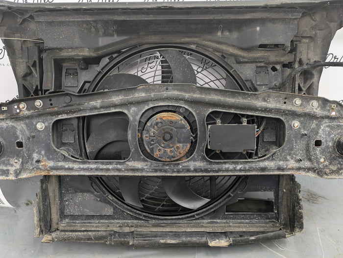 E46 330Ci 328Ci 323Ci 325Ci Front Radiator Support Shroud Panel & Air Conditioning A/C Pusher Fan 51717111691  *Damage*