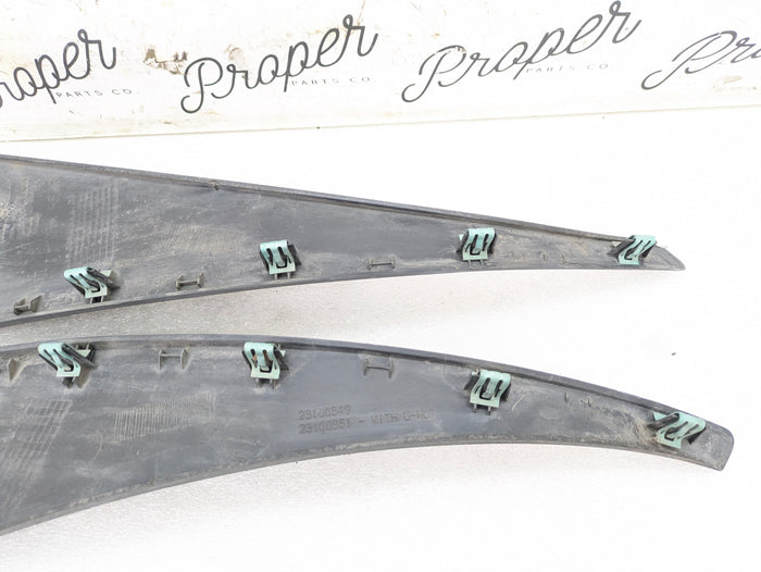 Chevrolet C7 Corvette Stingray Z51 Rear Left & Right Side Splash Shield Guard Set Pair 23106849/23106848 *DAMAGED*