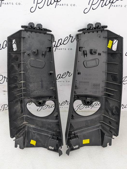 BMW F22 228xi M235xi 230xi M240xi F87 M2 Left/Right Black B Pillar Trim 7265991/7265992