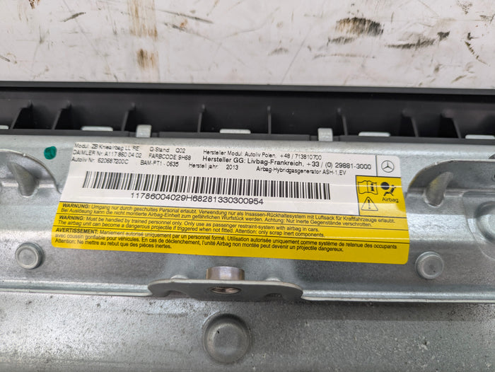 Mercedes-Benz C117 CLA250 Right/Passenger Side Knee Airbag A117860402