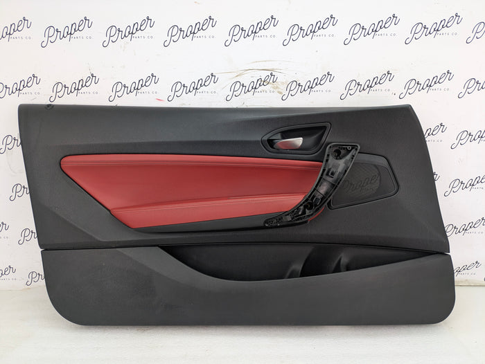BMW F22 228xi M235xi 230xi M240xi M Sport Coral Red Dakota Leather Interior Seat & Door Panel Set *NOTE*