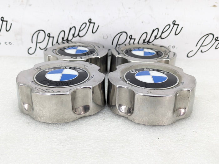 BMW E46 330ci 325ci 328ci 323ci 320i Steel Wheel Hub Cap Set 36131179141