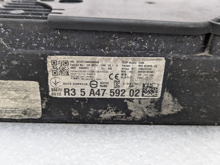 BMW G20 330ix M340ix 330ex Hifi Audio Amplifier Module 5A47592 *DAMAGED*