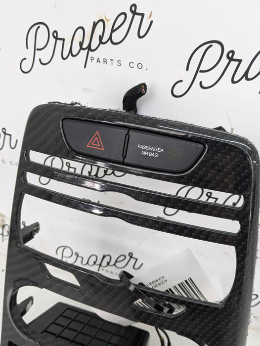 Hyundai BK1 Genesis Coupe Center Dash Trim Carbon Fiber U06795-3800