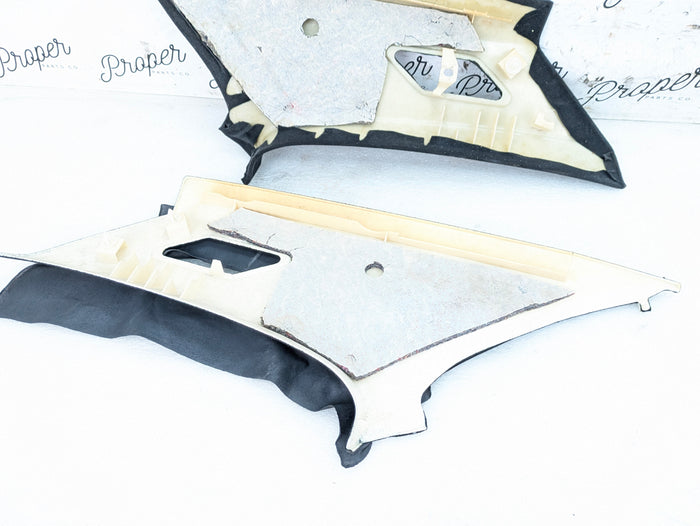 BMW E46 M3 330ci 328ci 325ci 323ci Coupe Left/Right C Pillar Set Black 8222621/8222622 *DAMAGED*