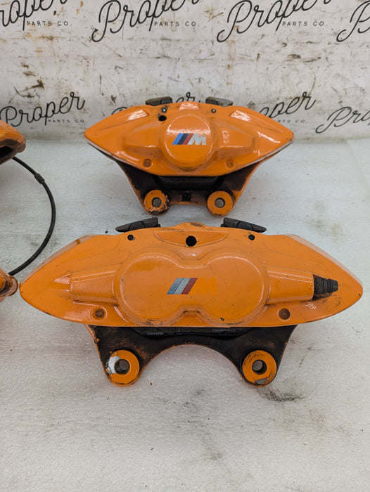 BMW F30 F31 F32 F33 F36 340 440 435 335 M sport Orange Brembo Brake Caliper Set Front & Rear
