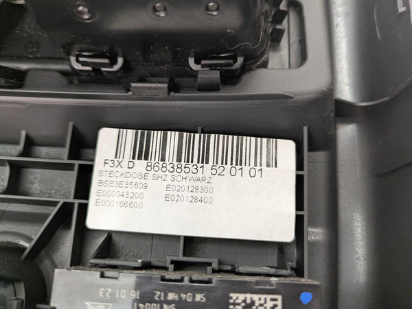 BMW F36 435xi Rear Center Console Vent Trim & Heated Seat Switch 9222046 *DAMAGED*