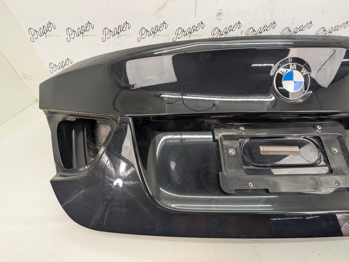 BMW E90 335xi 330xi 328xi 325xi 323i M3 LCI Trunk Lid Black Sapphire Metallic (475)