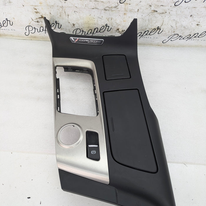 Chevrolet C7 Corvette Stingray Z51 Center Console Shifter Surround Trim Assembly 22940550 *DAMAGED*