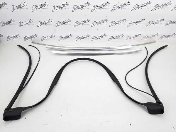 BMW E93 335is 335xi 335i 328xi 328i M3 Windshield & A Pillar Weatherstrip Seal Gasket & Trims 7119111