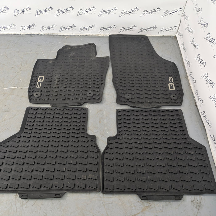 2015-2018 Audi 8U Q3 Waterproof Rubber Floor Mat Set Of 4 8U1061221A