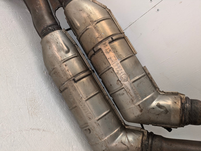 BMW Z3 M Coupe Roadster S52 Exhaust System Mid Section & Catalytic Converters 1744163/1744164