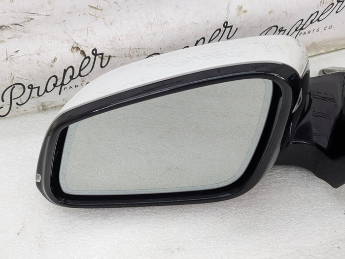 BMW F36 F32 F33 440xi 435xi 428xi 430xi M Sport Left/Driver Side View Mirror W/Blind Spot Alpine White (300)