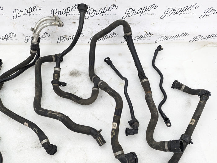 BMW F32 440xi 440i Radiator Coolant Hose Line Set 8633480/8600882/8634283