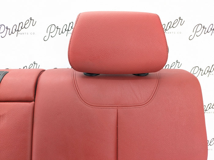 BMW F22 228xi M235xi 230xi M240xi Coral Red Dakota Leather Rear Seats Set