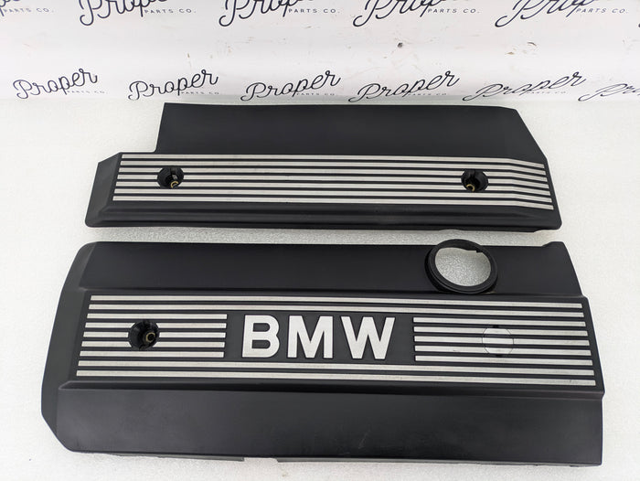 BMW E46 330ci 328ci 325ci 323ci 320i M54 Engine Valve Cover Ignition Vanity Trim Set 1710781/1707404