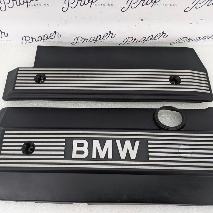 BMW E46 330ci 328ci 325ci 323ci 320i M54 Engine Valve Cover Ignition Vanity Trim Set 1710781/1707404