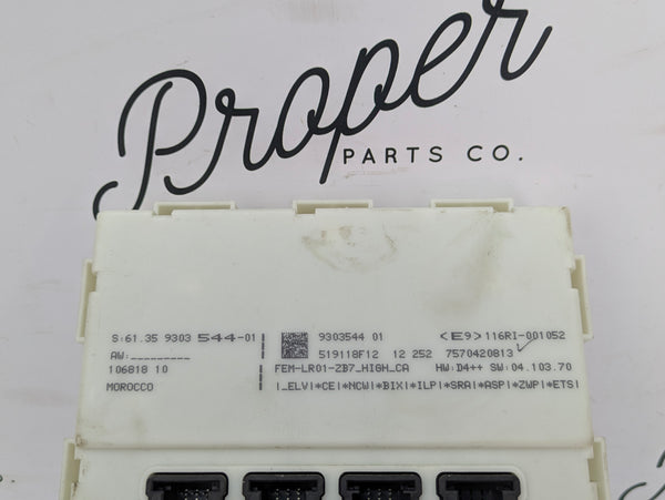 BMW F30 335xi Front Electronic Module/FEM/Body Control Module/BCM 9303544 *DAMAGED*
