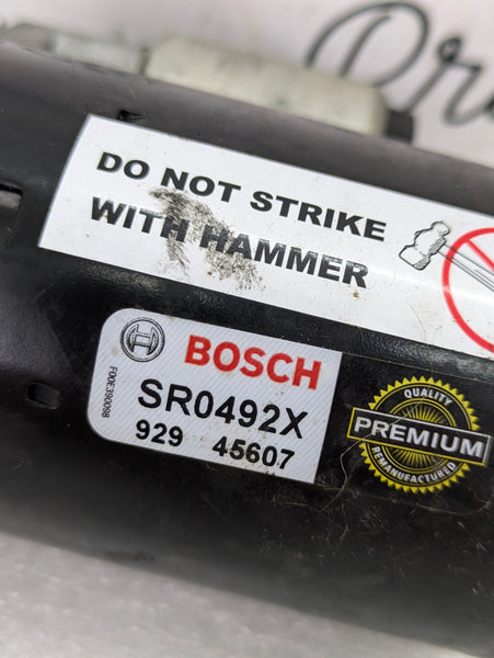 BMW E90 E91 E92 E93 325xi 335xi 330xi 328xi 323i N52 N54 N55 Engine Bosch Starter Motor SR0492X