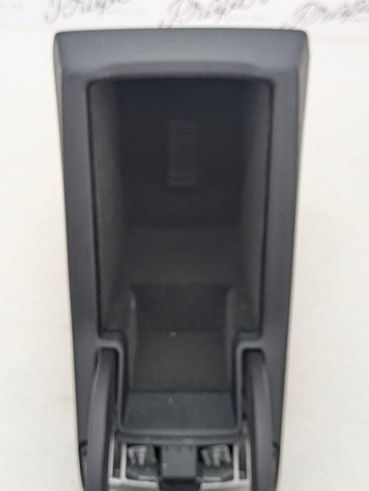 2015-2018 Audi 8U Q3 Front Center Console Armrest Black Leather Compartment Mechanism 8U0864207/8U0864283 *DAMAGED