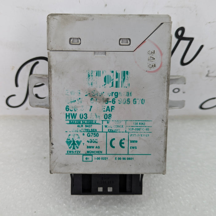 BMW E46 M3 330ci 325ci 328ci 323ci 320i EWS Control Module Immobilizer 6905670