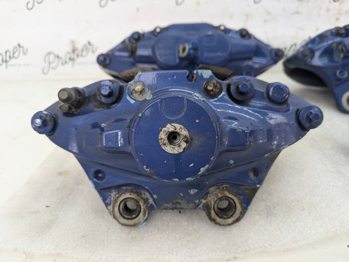 BMW F30 F31 F32 F33 F36 340 440 435 335 M sport Brembo Blue Brake Caliper Set Front & Rear