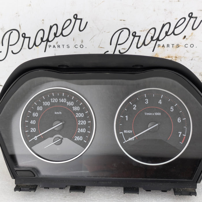 BMW F22 F23 228xi M235xi 230xi M240xi M Sport Instrument Gauge Cluster Speedometer Tachometer KPH 9232892
