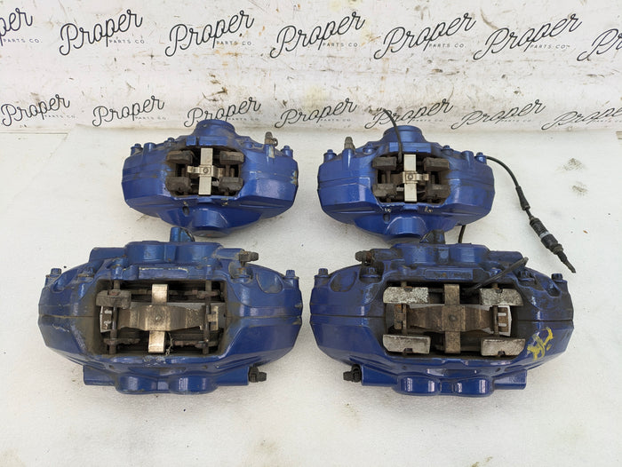 BMW F30 F31 F32 F33 F36 340 440 435 335 M sport Blue Brembo Brake Caliper Set Front & Rear