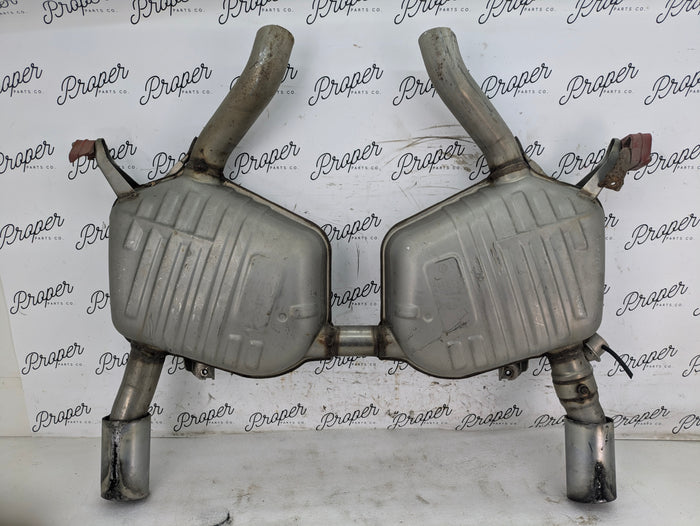 BMW E90 335xi 335i N55 Exhaust Dual Mufflers 7594771