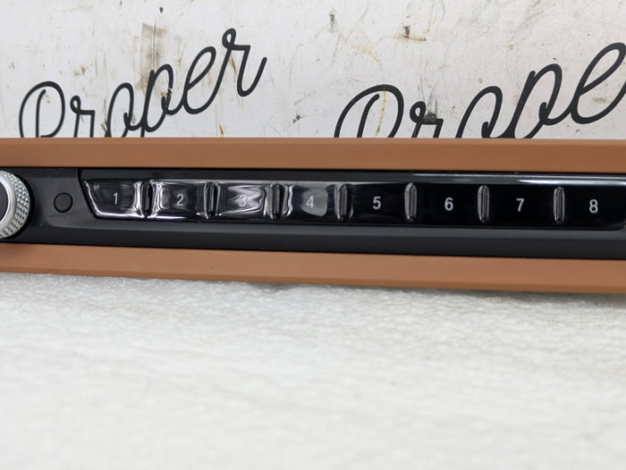 BMW G22 G23 G20 G26 430ix 330ix 330ex Radio Audio Control Panel Faceplate Buttons Switch Assembly Cognac 7949463