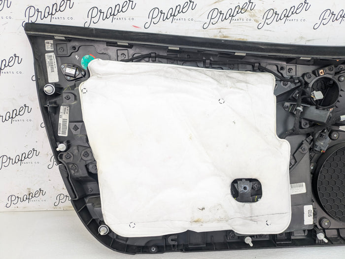 Chevrolet C7 Corvette Stingray Z51 Right/Passenger Side Jet Black Leather Door Panel Card