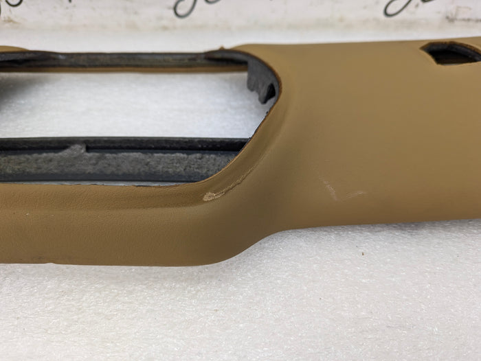 Porsche 996.2 911 Carrera 4 Cabriolet Convertible Upper Windshield Trim Savanna Beige Leather 99655505903/07