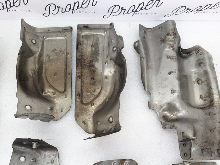 BMW E60 E61 M5 E63 E64 M6 S85 Engine Oil Pump Heat Shields & Plates Set 7835887/2282930/7835888