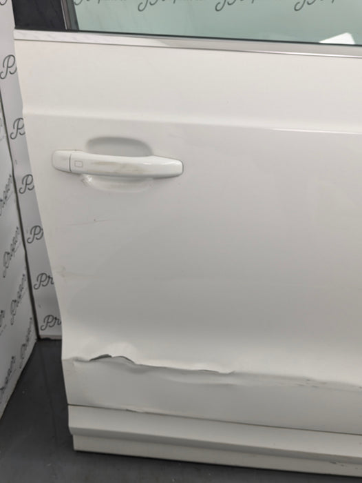 2018 Audi 8U Q3 Front Right Passenger Door Panel Cortina White 8U0831052C *Damaged*