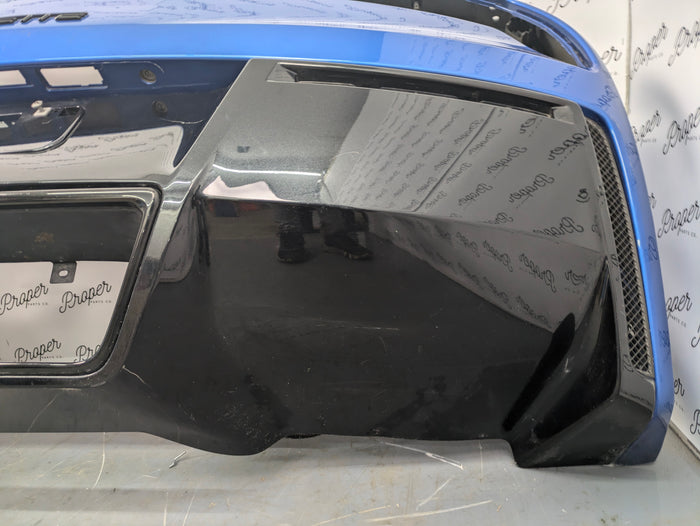 Chevrolet C7 Corvette Stingray Rear Bumper Cover Laguna Blue Tintcoat (G7H) 23452911