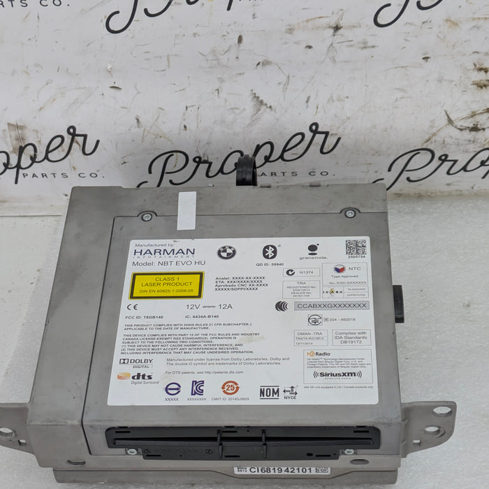 BMW F30 340xi NBT Evo iDrive Navigation Headunit 6819421