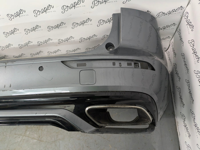 2021 Volvo V60 T6 R-Design Rear Bumper Assembly Osmium Gray Metallic (714) *DAMAGED*