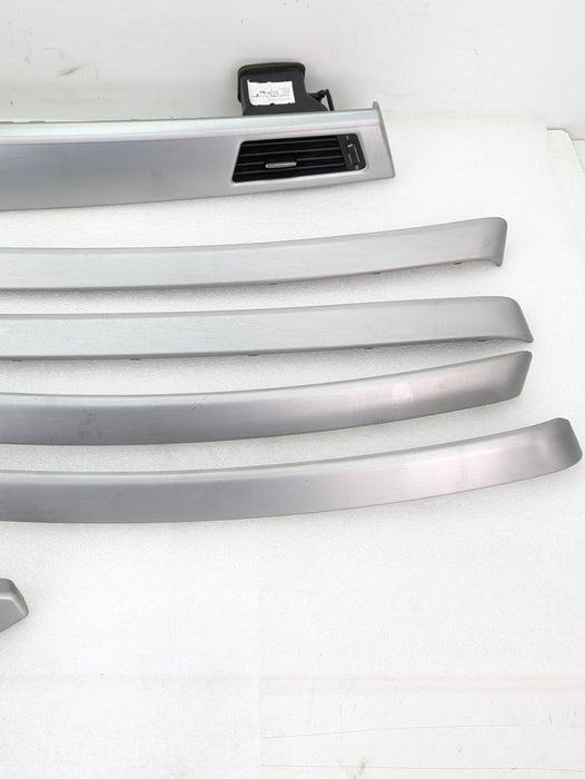 BMW E92 335xi 335i 328xi 328i Coupe Brushed Aluminum iDrive Interior Trim Set *DAMAGE*