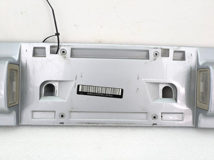 BMW Z3 M Roadster Trunk License Plate Trim Panel Color Arctic Silver (309) 2693055