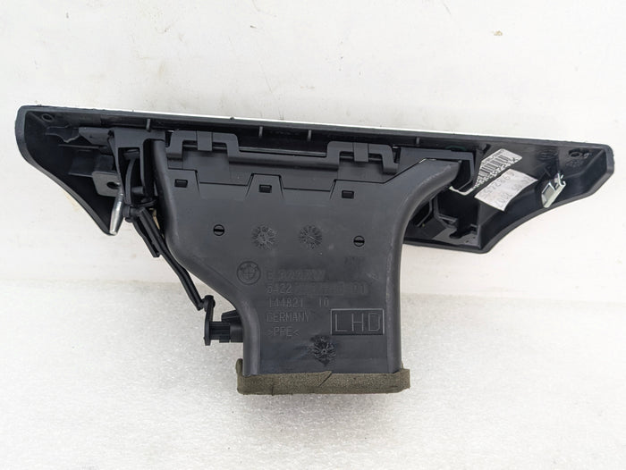 BMW E90 E91 E92 E93 Left Dash HVAC Air Conditioning Vent Brushed Aluminum Trim 51459147390
