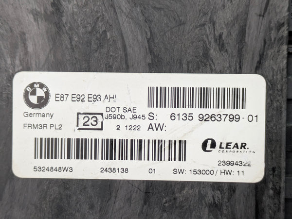 BMW E92 335xi FRM/Footwell Body Control Module 9263799