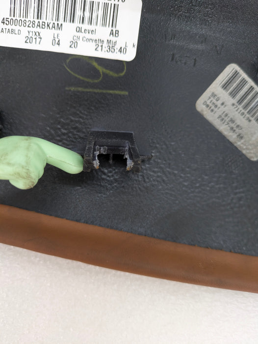 Chevrolet C7 Corvette Stingray Right/Passenger Side Kalahari Dashboard Trim 340164AB *DAMAGED*