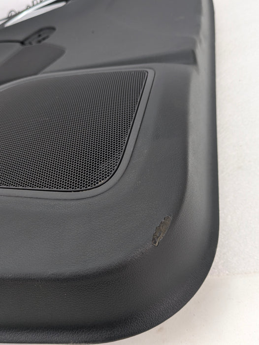 2016-2018 Audi 8U Q3 Left Front Driver Interior Door Panel Black 8U1867105 *Damage*