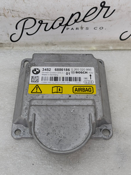 2018 BMW F32 430xi SRS Air Bag Module ICM Control Unit 6886186