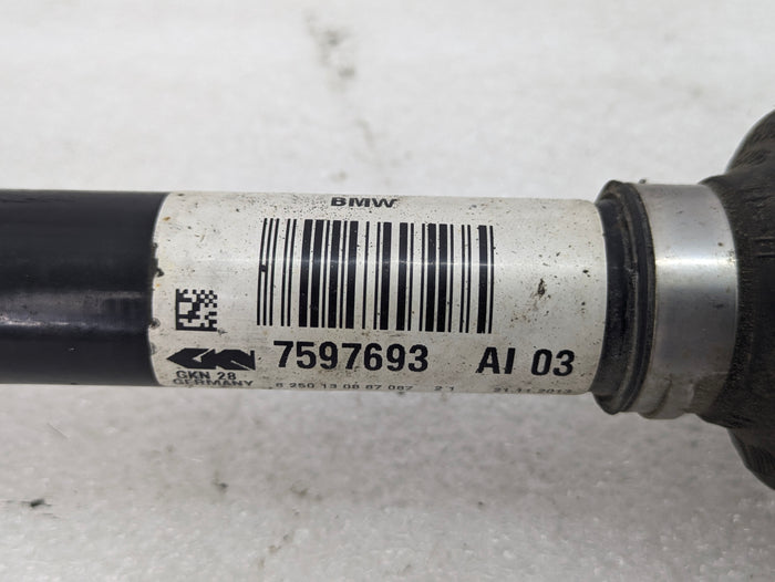 BMW F32 435XI Front Left Axle Shaft Ds 7597693