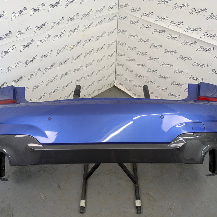 BMW G20 330ix 330i 330ex 330e M Sport Rear Bumper W/PDC Sensors Portimao Blue Metallic (C31) 51128099904
